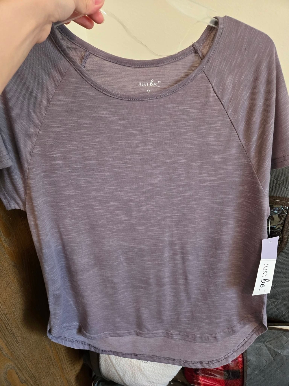 Mauve Short Sleeve Crewneck Tee